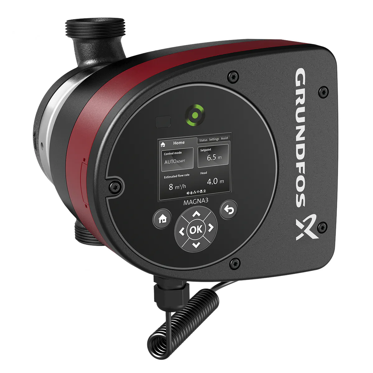 GRUNDFOS MAGNA3 25-40 180 CIRKULATIONSPUMP PN6/10 Modell: 25-40