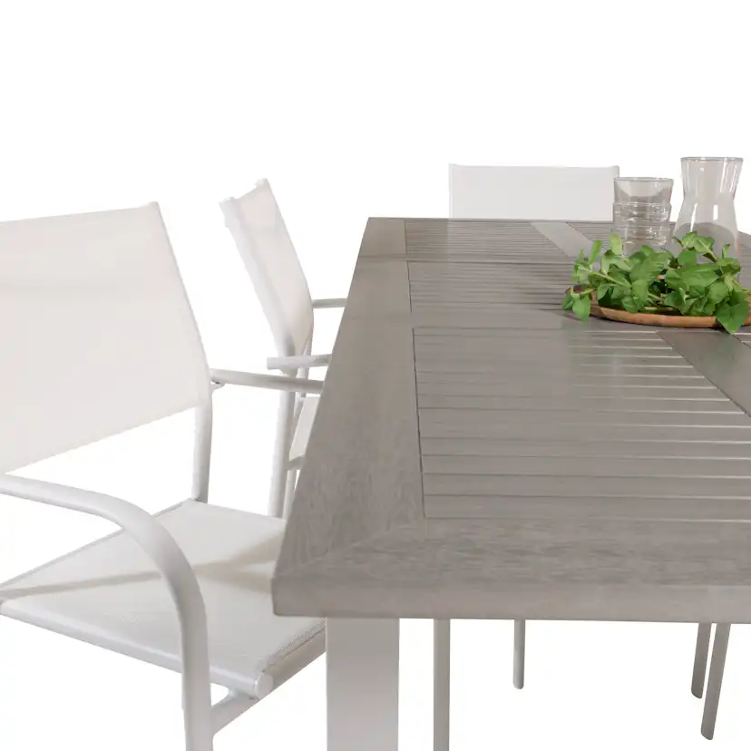 Matgrupp Venture Home Aleyna 160/240 med 6 Siri Matstolar