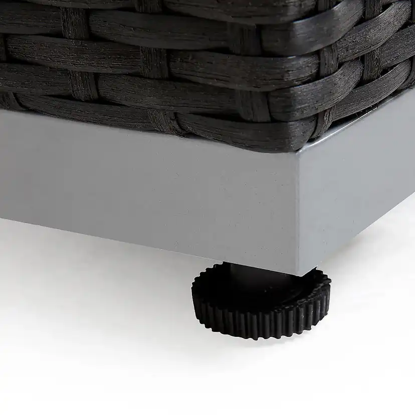 Utefåtöljer Comfort Garden Wisconsin Premium Utefåtölj – Loungefåtölj för Uterum och Altan i Konstrotting