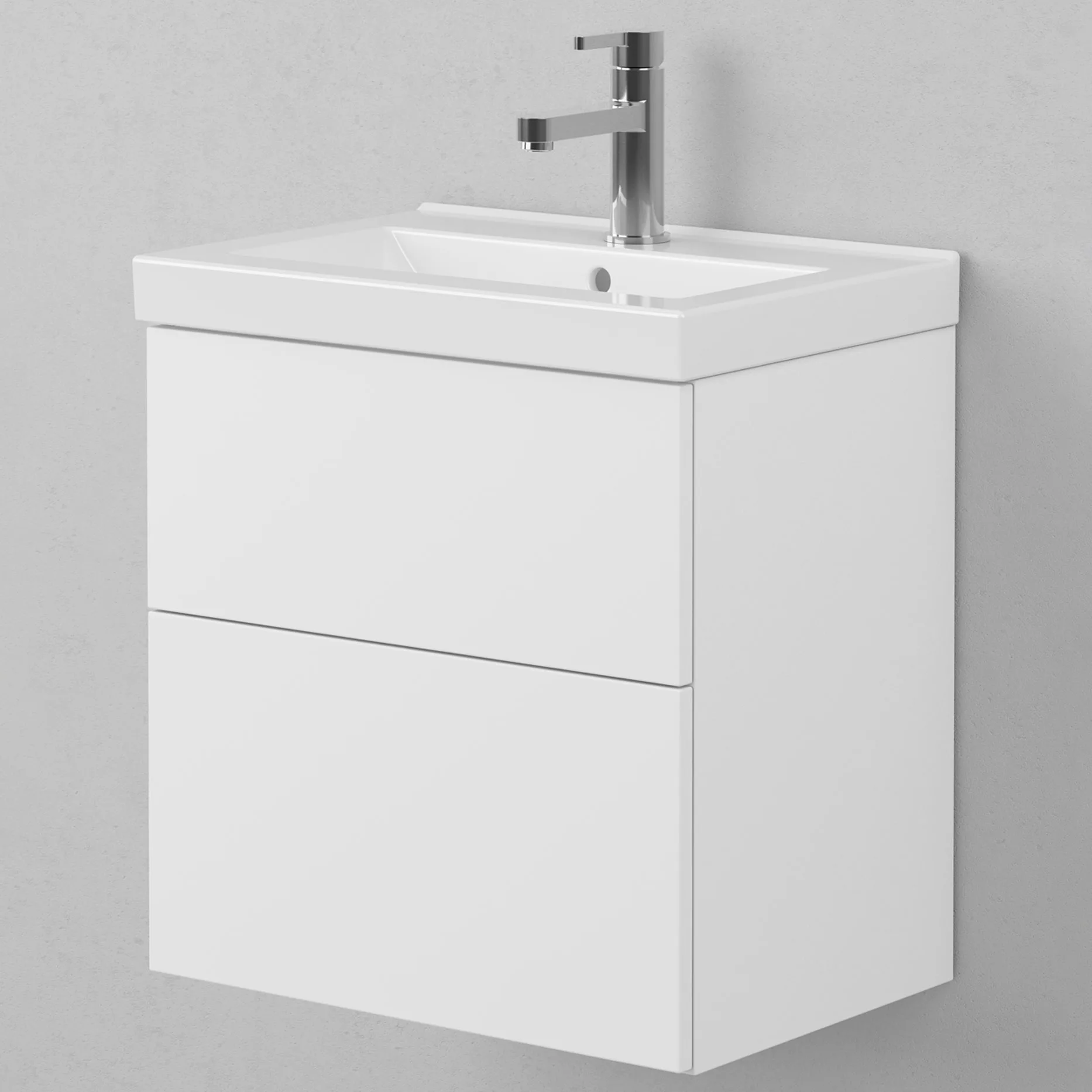 Kommod VISKAN Solid 50,Premium White Bredd: 500 mm, Premium White