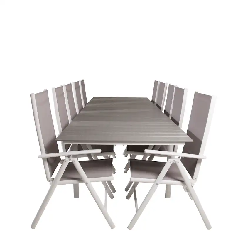 Matgrupp Venture Home Lova 224/324 med 10 Bront Stolar