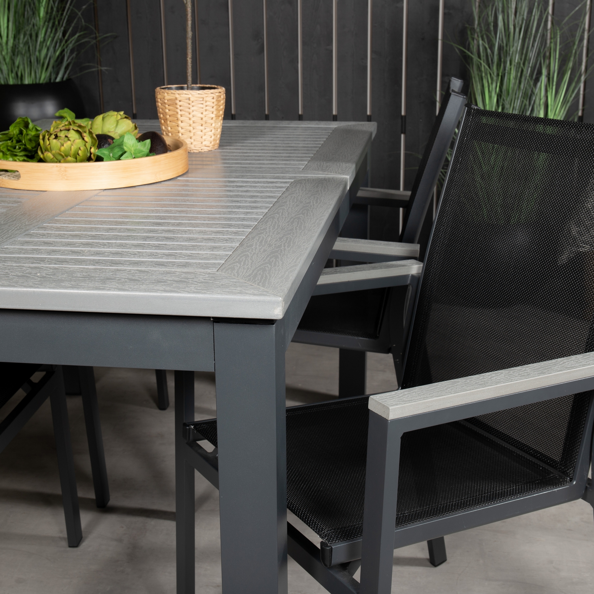Matgrupp Venture Home Aleyna 160/240 med 4 Pincy Stolar