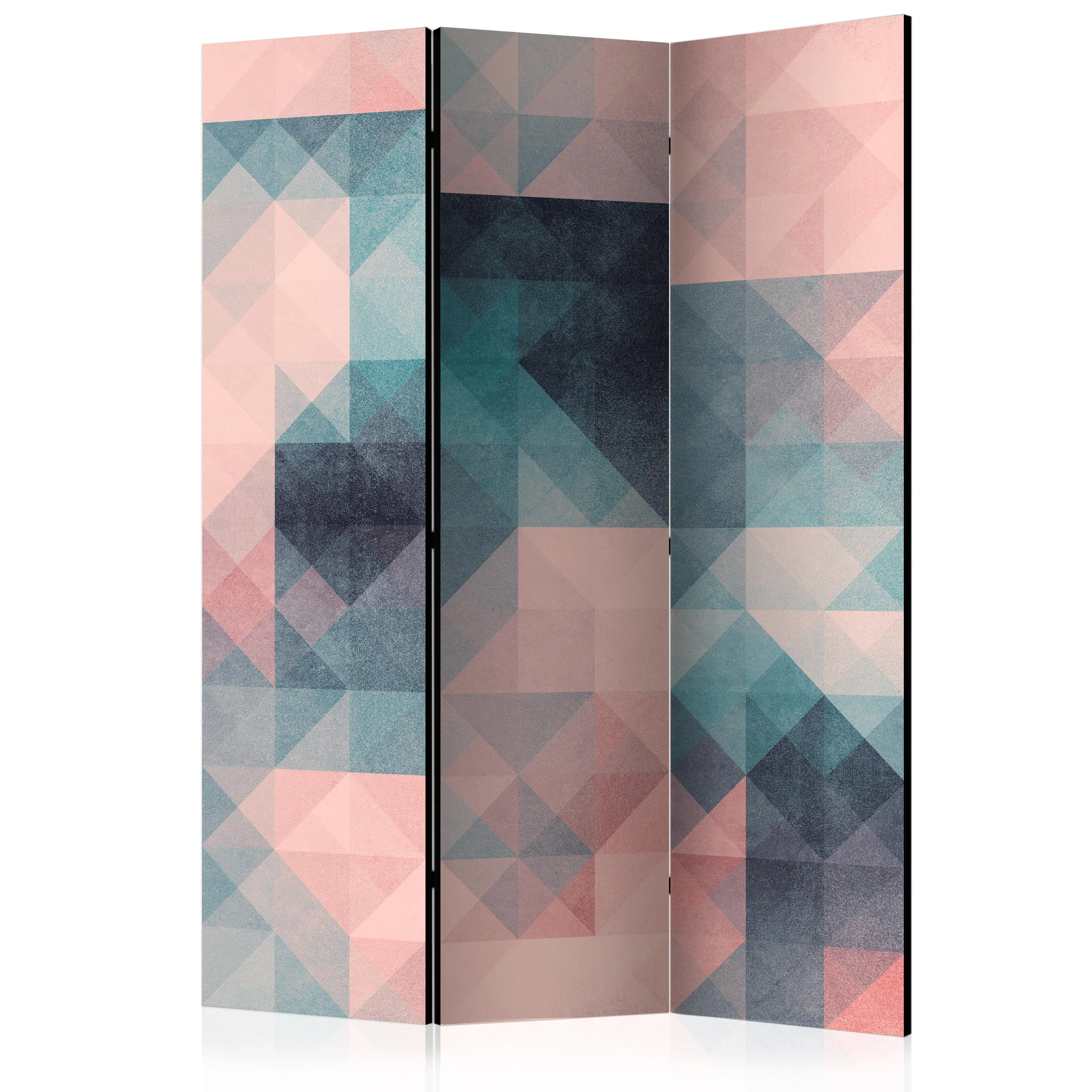 Rumsavdelare Skärmvägg Arkiio Pixels Green And Pink 135x172 cm