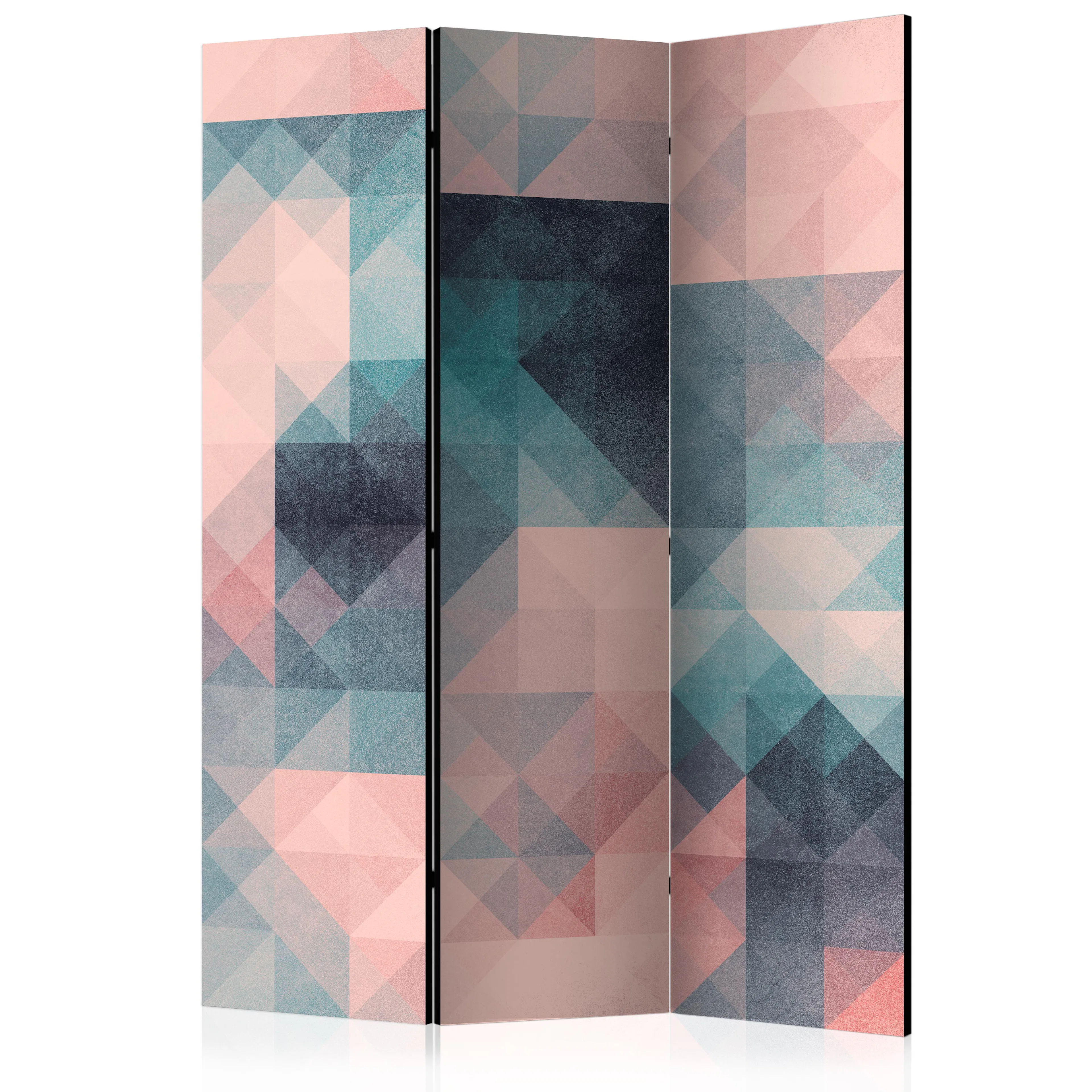 Rumsavdelare Skärmvägg Arkiio Pixels Green And Pink 135x172 cm