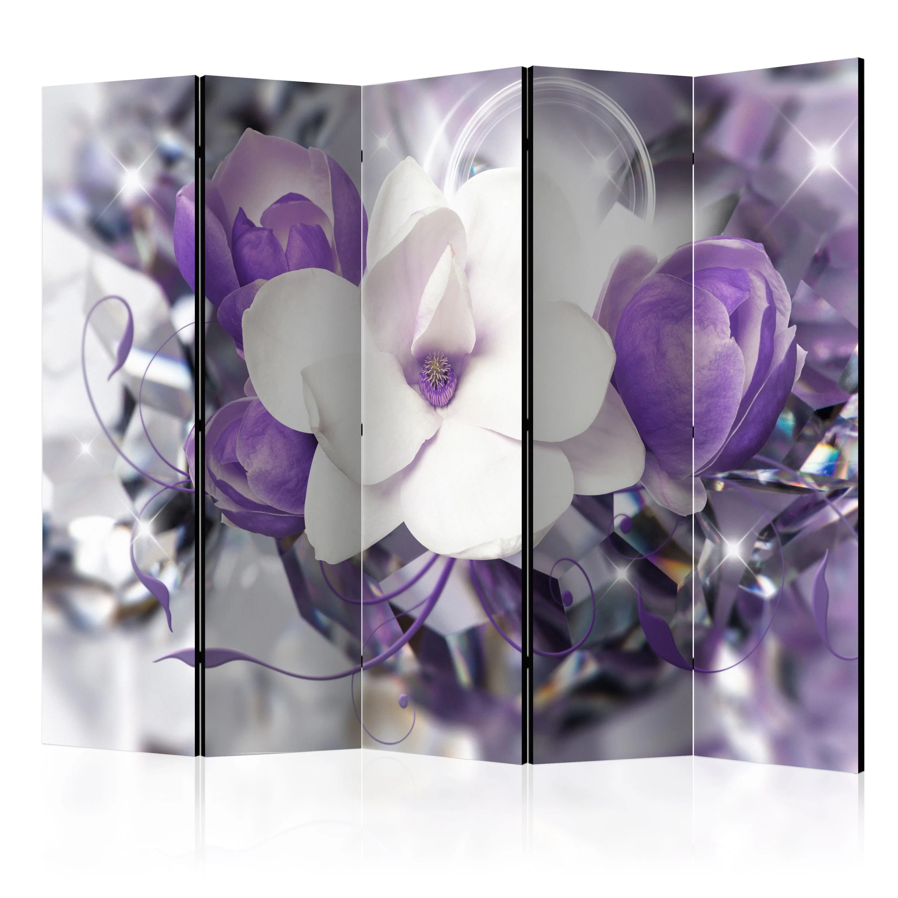 Rumsavdelare Skärmvägg Arkiio Purple Empress II 225x172 cm