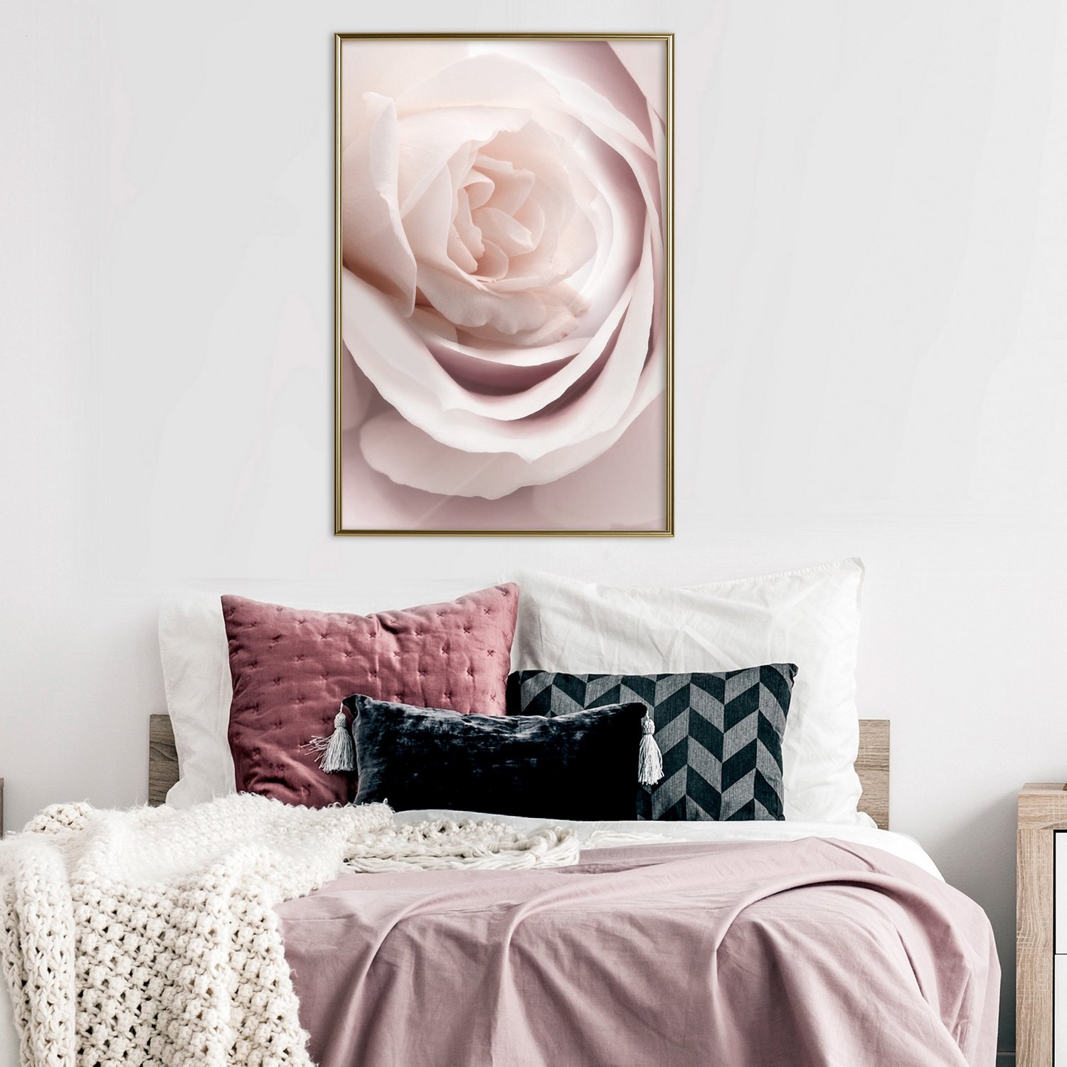 Poster Artgeist Affisch Porcelain Rose