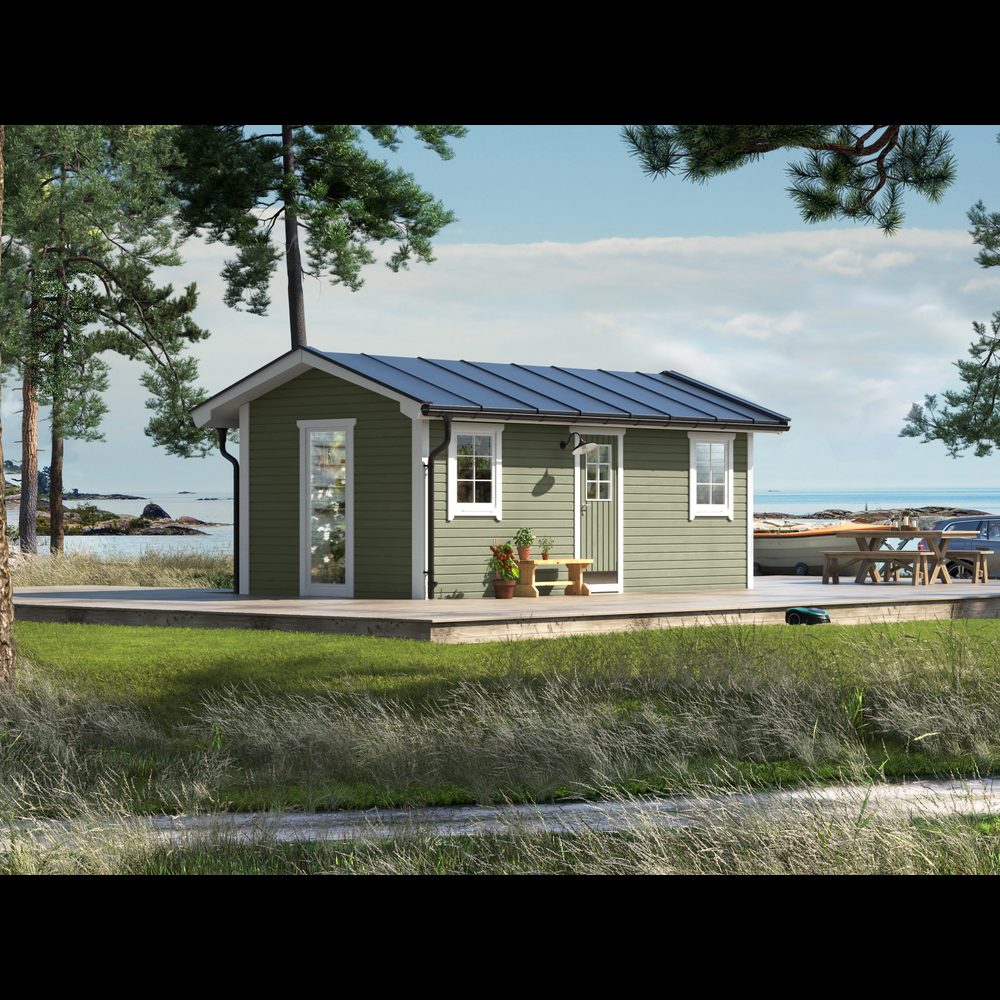 Attefallare Trähuset Arholma 20 kvm