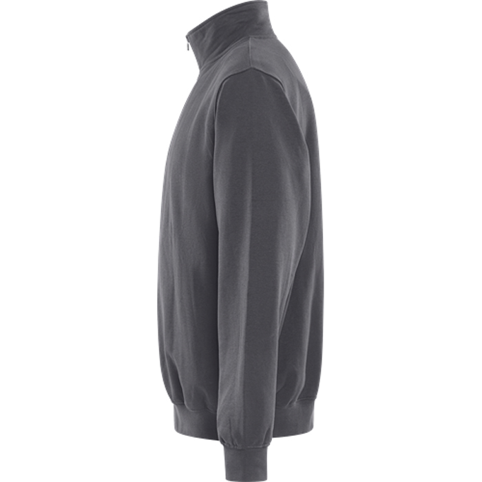 SWEATSHIRT KORT ZIP 1737 SWB Färg: Mörkgrå, Storlek: XS