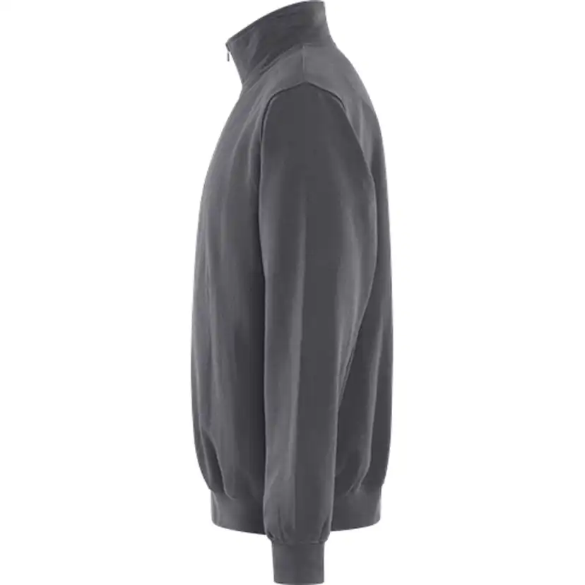 SWEATSHIRT KORT ZIP 1737 SWB Färg: Mörkgrå, Storlek: XS