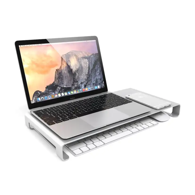 Monitorställ Desire2 Riser Universal Silver