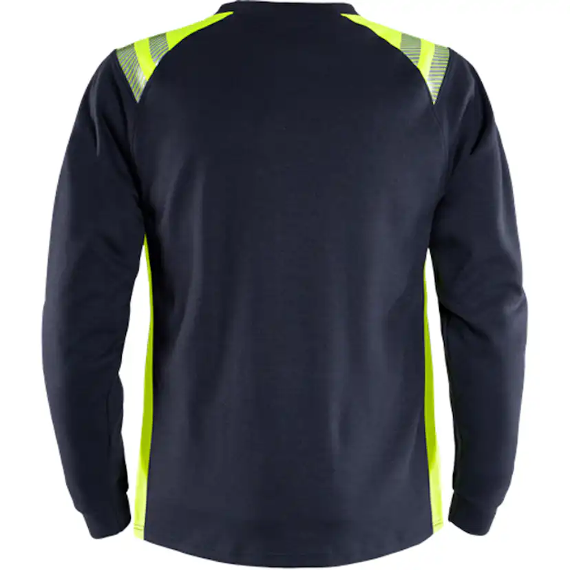 T-SHIRT FLAM DAM 7358 TFL Färg: Marinblå/Varsel Gul, Storlek: S