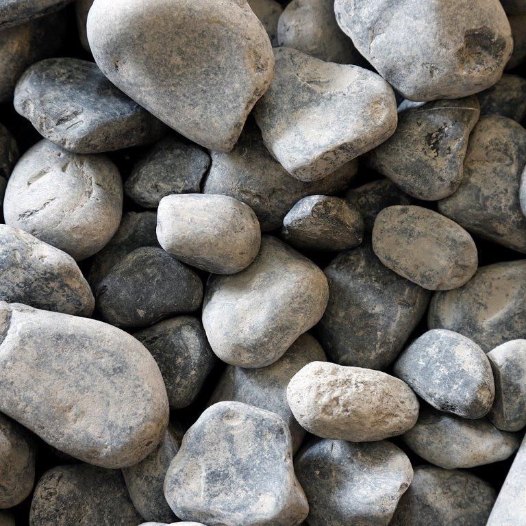 Dekorsten Magrab Krossprodukter Svart Pebbles 25-40 mm, 1000 kg Säck