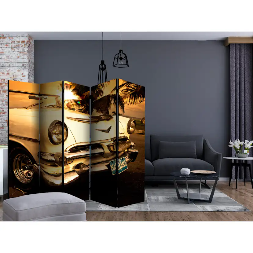 Rumsavdelare Skärmvägg Arkiio Viva Havana! II 225x172 cm