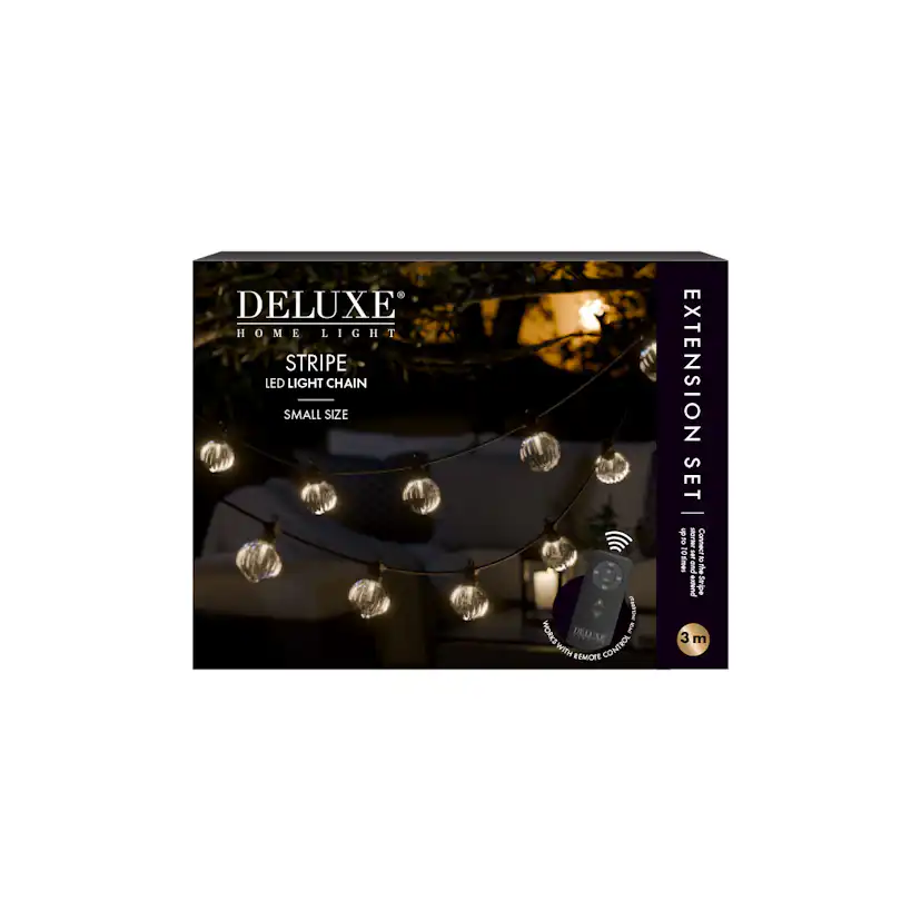 LED Ljusslinga DeluxeHomeart Stripe Extra Set Small 3 m