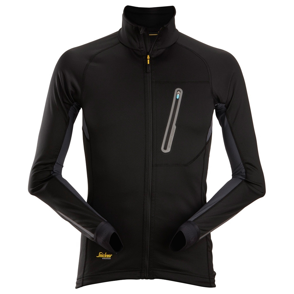 Tröja Zip Mellanlager LW Storlek: XXXL , Färg: Black\Steel grey