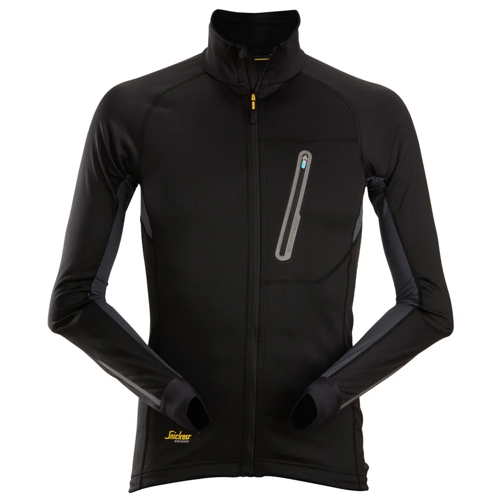 Tröja Zip Mellanlager LW Storlek: XS , Färg: Black\Steel grey