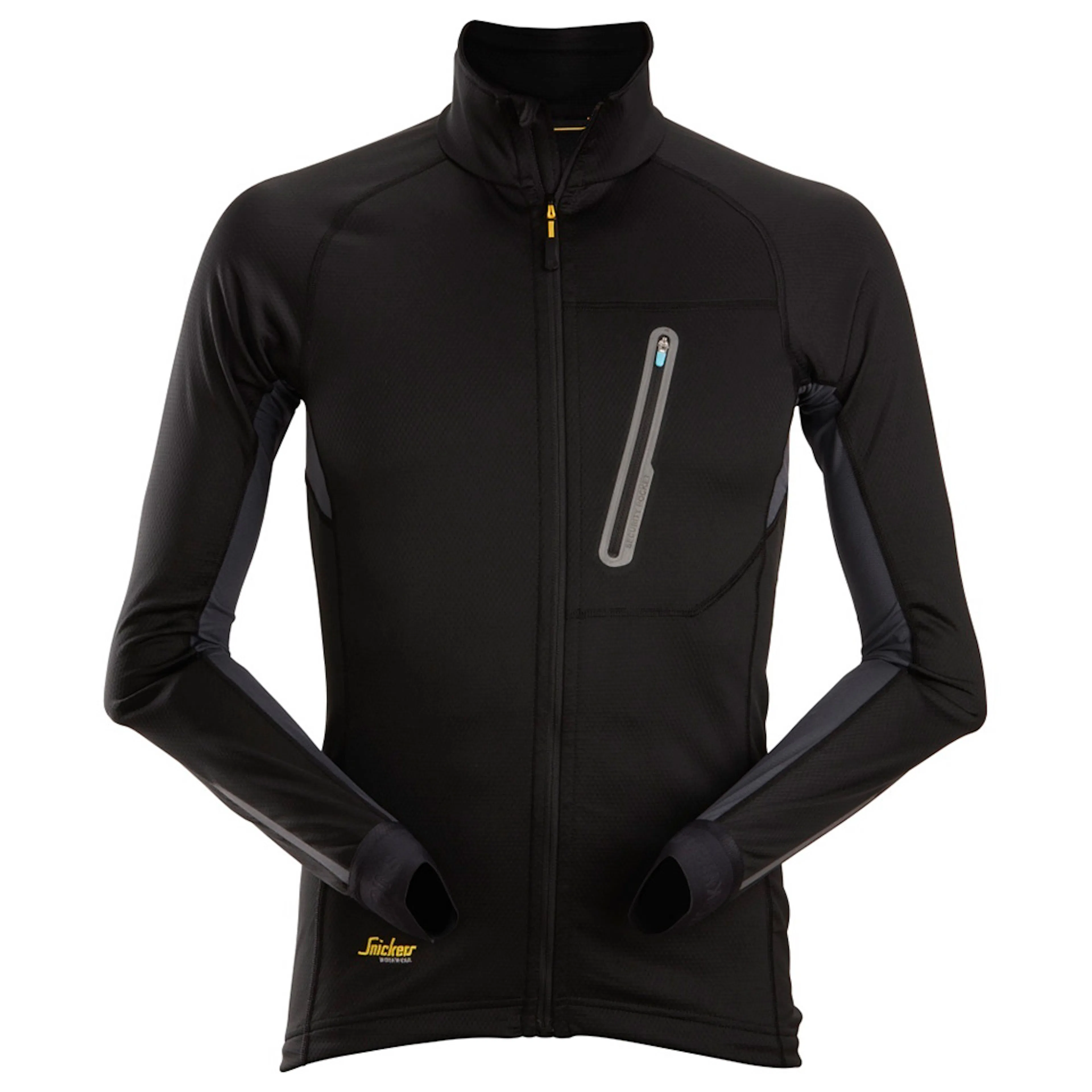 Tröja Zip Mellanlager LW Storlek: XS , Färg: Black\Steel grey