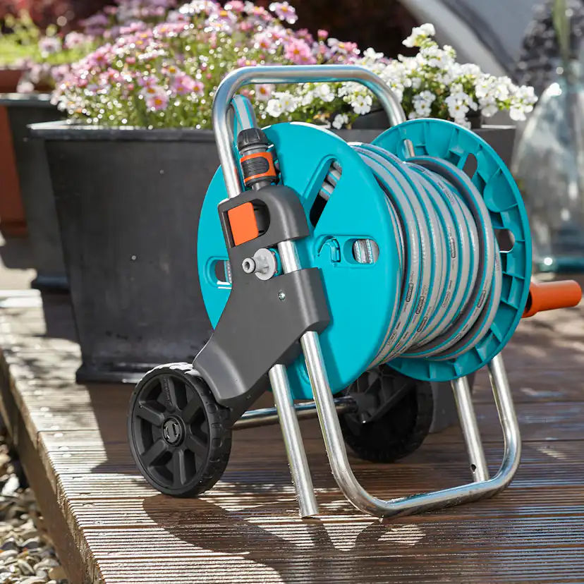 Villapaket Gardena Bevattning Slangvagn & Kran Med Vattenspridare & Sprinklerpistol