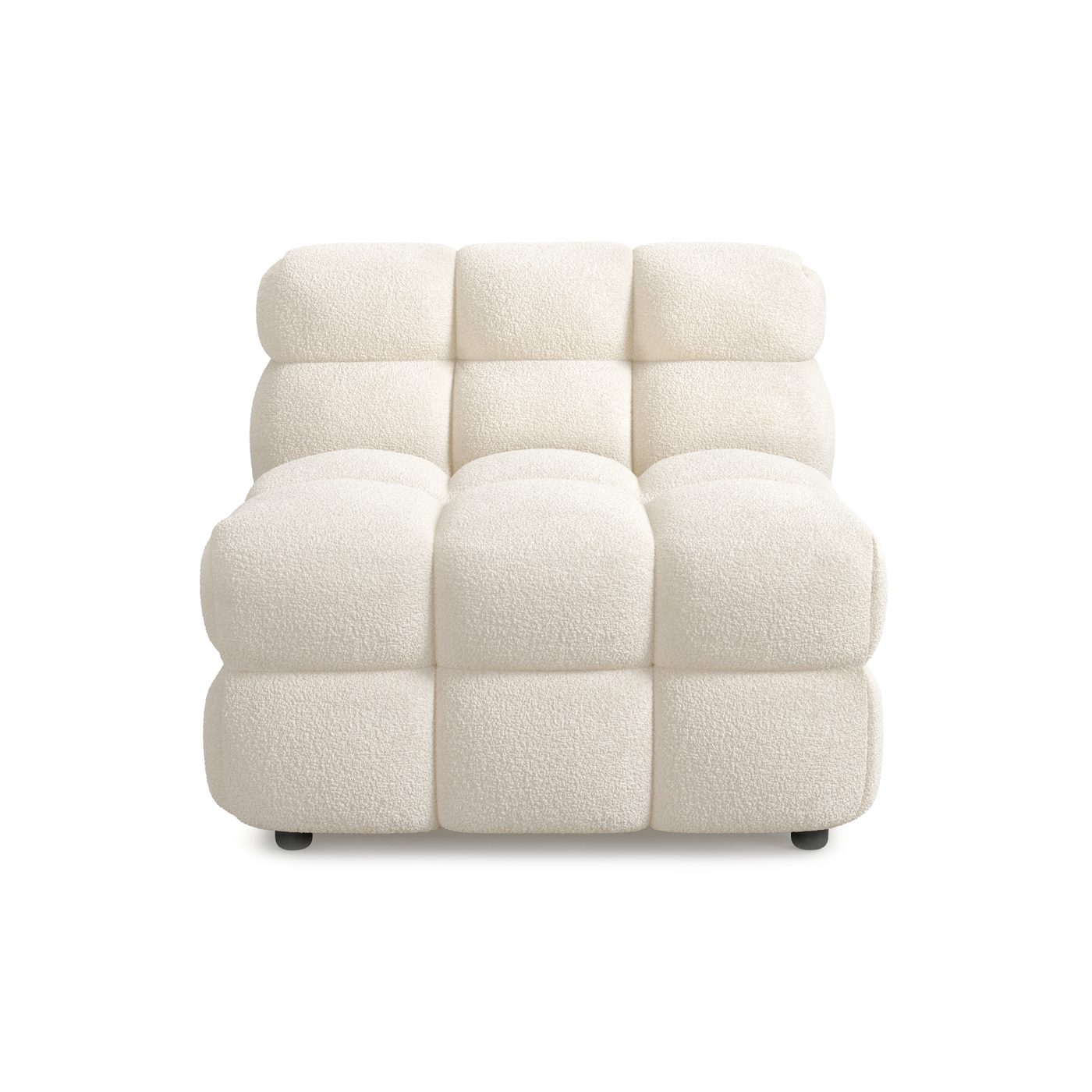Soffgrupp Andrarum Elise Bubblig 3-sits Soffa + Fåtölj Beigex