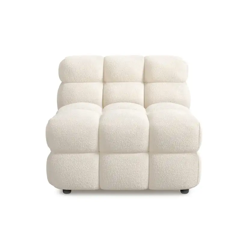 Soffgrupp Andrarum Elise Bubblig 3-sits Soffa + Fåtölj Beigex