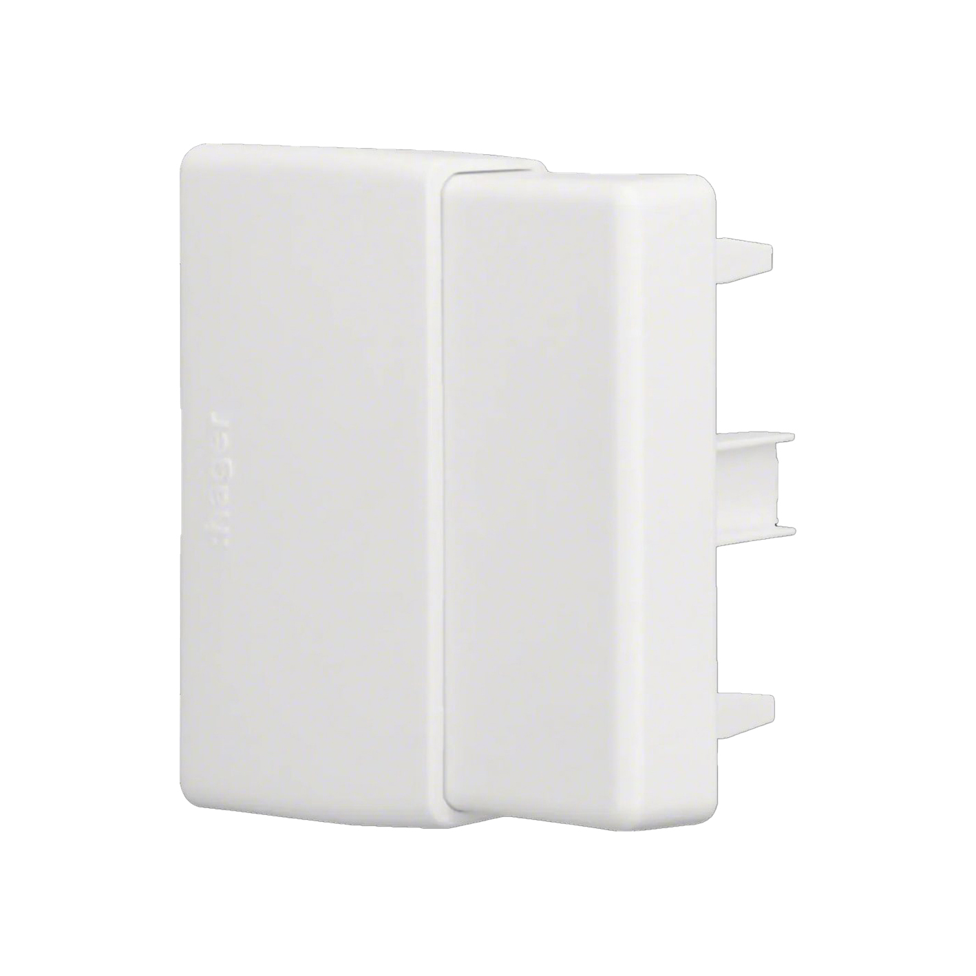 Ändstycke till Matarkanal Hager LF/LFH 40 x 60 mm UV-beständig Vit RAL 9016