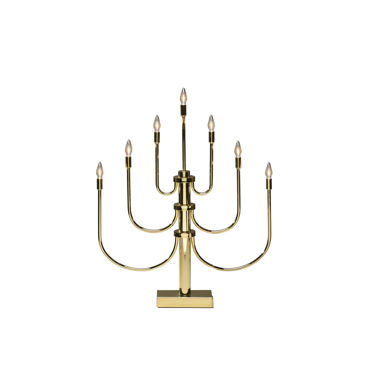 Adventsljusstake Gnosjö Konstsmide 2071-810TR 7 Ljus Mässing