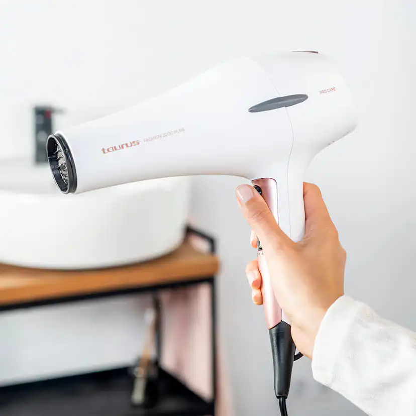 Hårtork Taurus Fashion 2200w Pure White