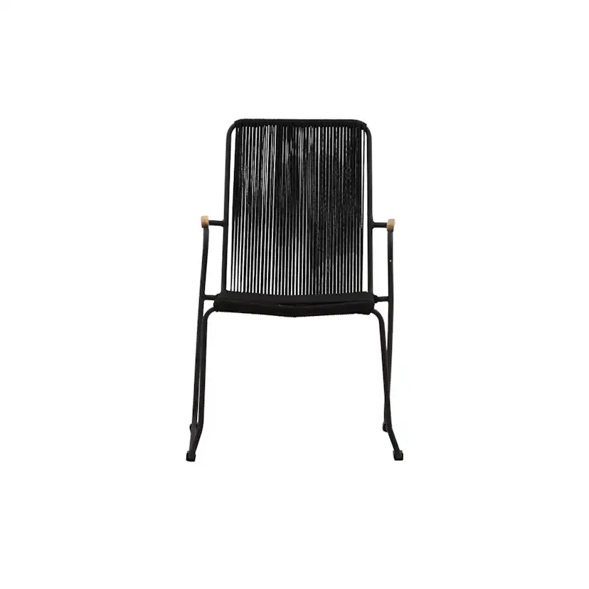 Bois Diningchair Aluminium - Black / Svart