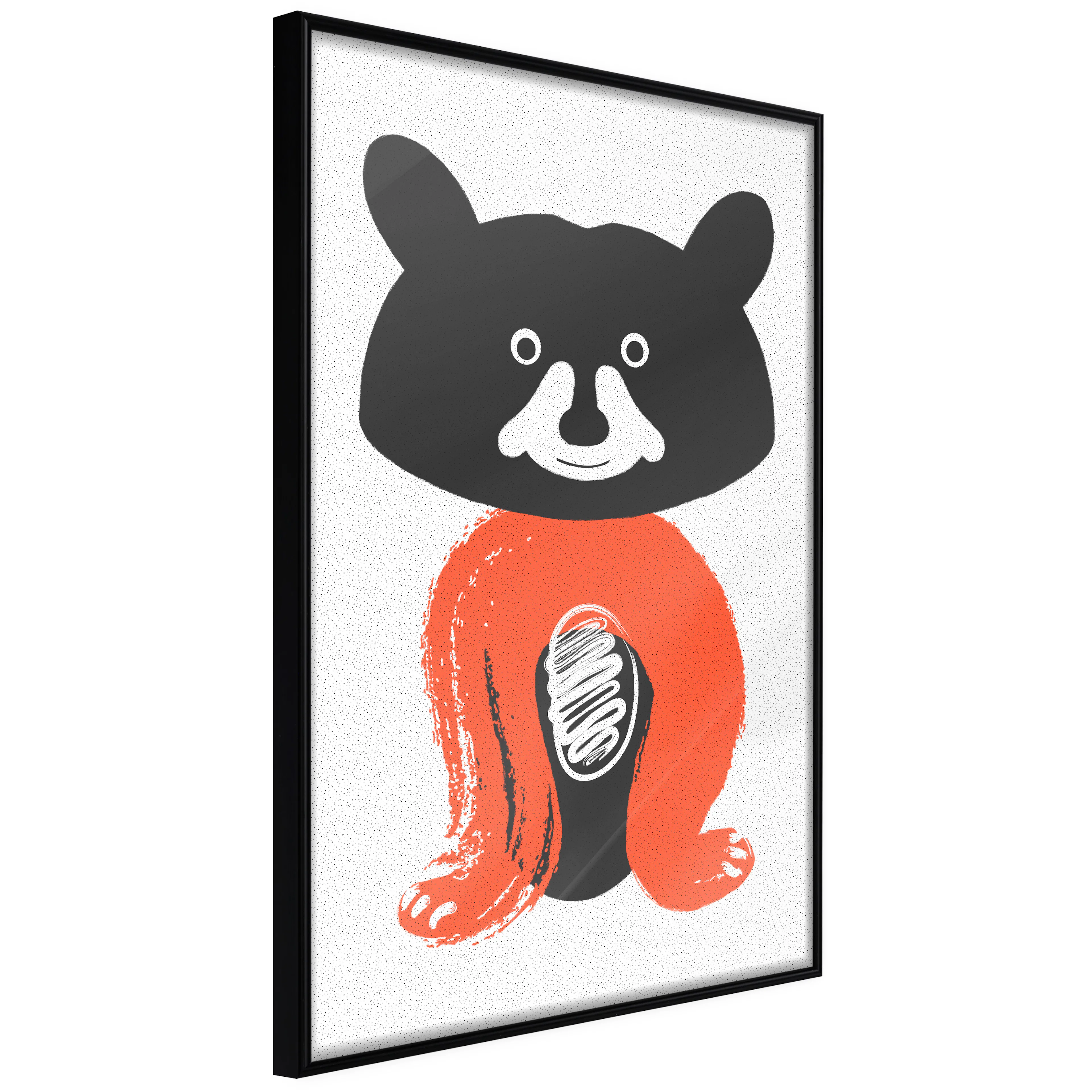 Affisch - Nice Mr. Raccoon [Poster] 20x30 Svart ram, 20x30 cm
