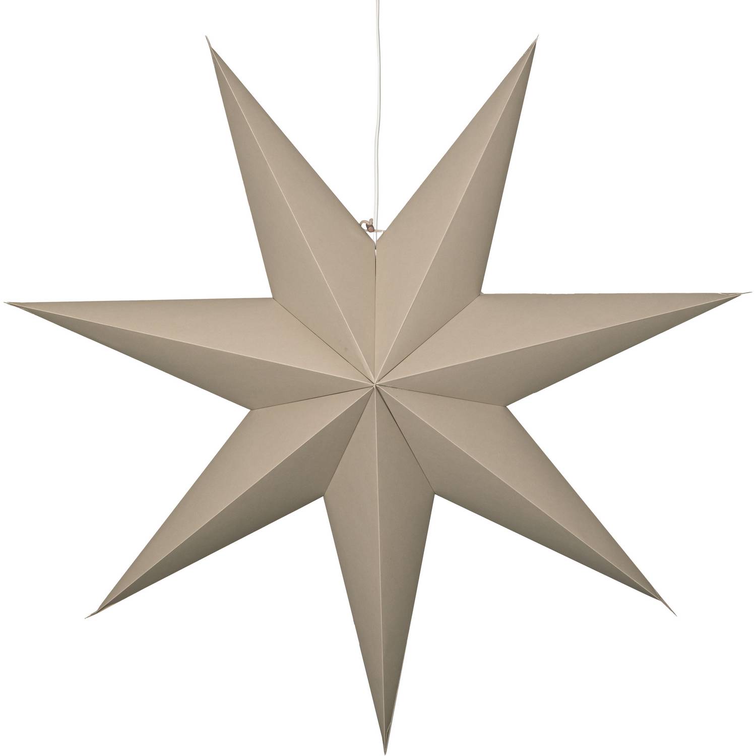 Pappersstjarna Plain Beige