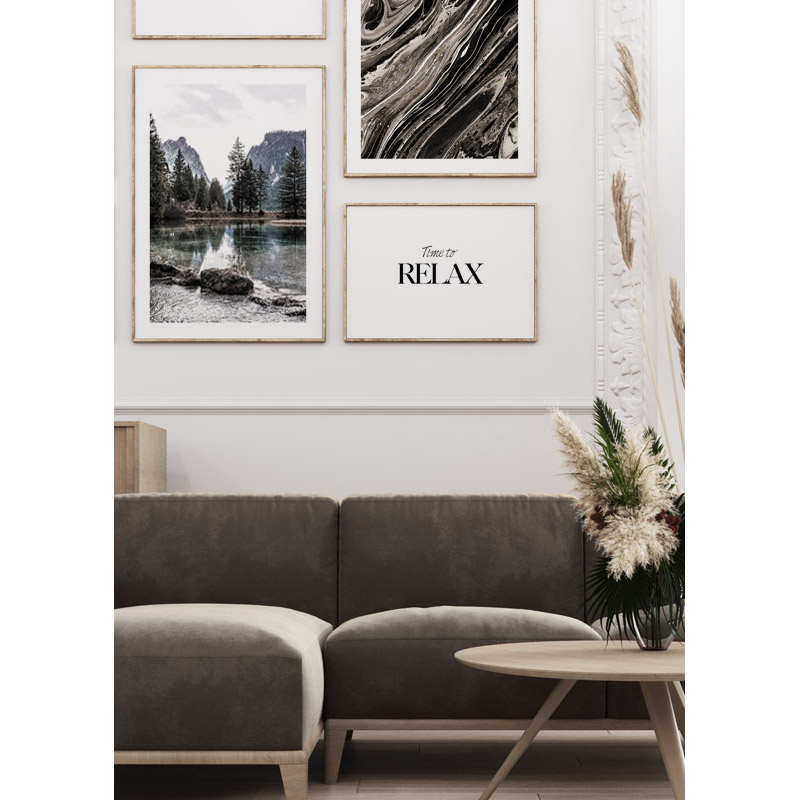 Poster Gallerix View On The Alps