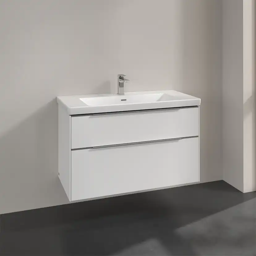 Tvättställsskåp Villeroy & Boch Subway 3.0 med 2 Lådor
