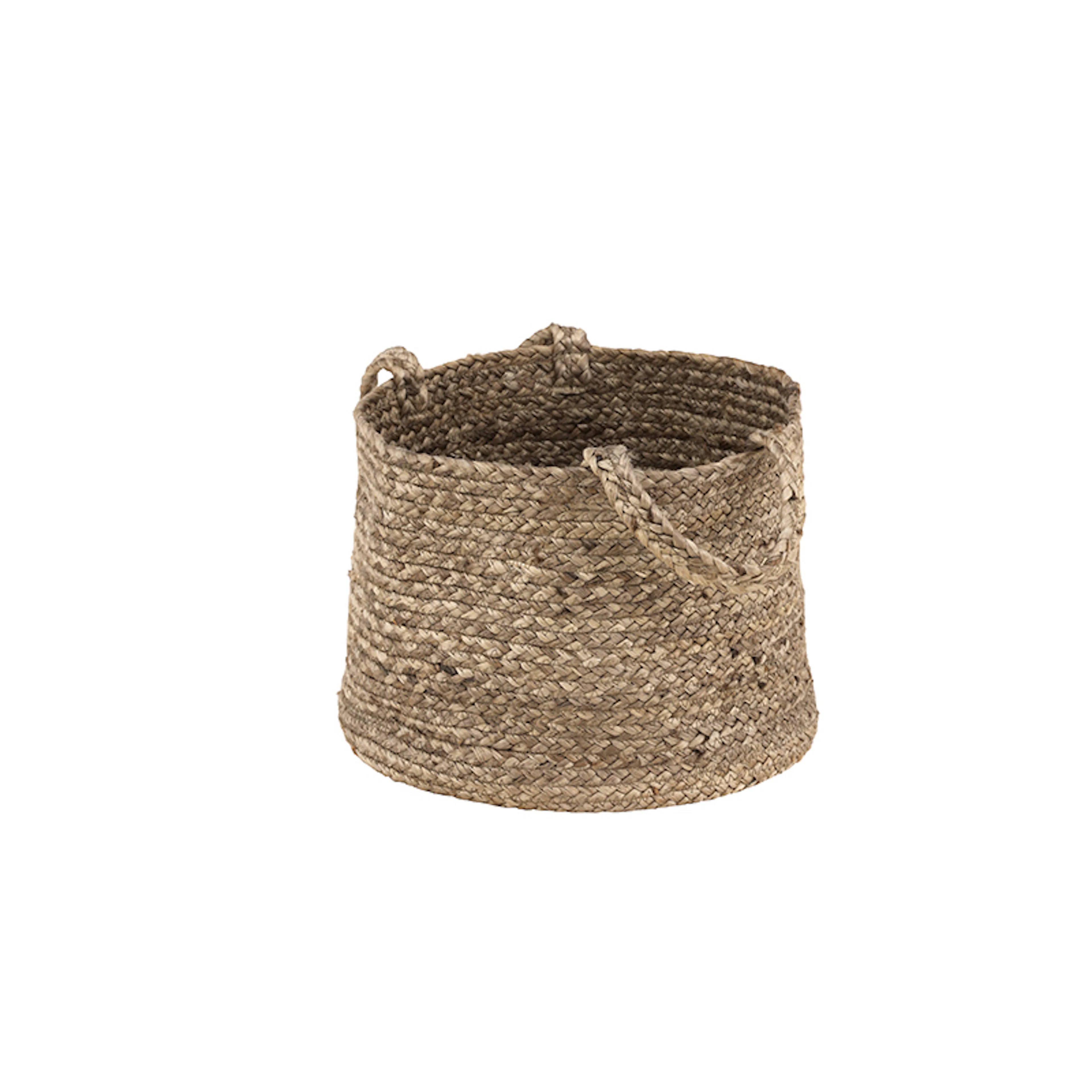 Bhopal Jute - 28*ø35- -Round-Black Brun