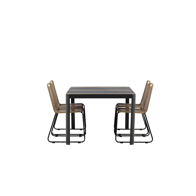 Matgrupp Utomhus Venture Home Togo 150x100 cm med 4 Lindos Trädgårdsstolar