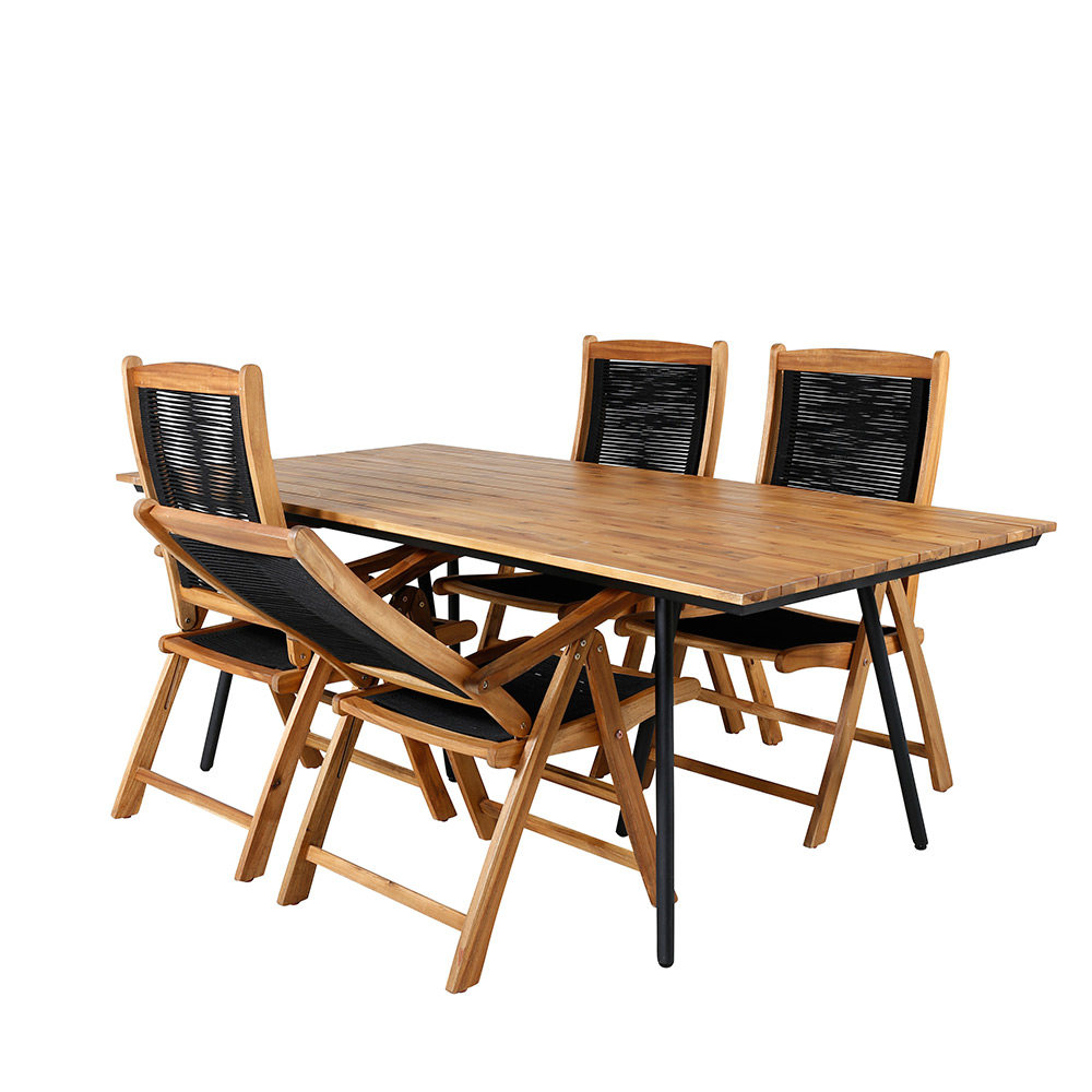 Matgrupp Venture Home Chane med 4 Peder Matstolar