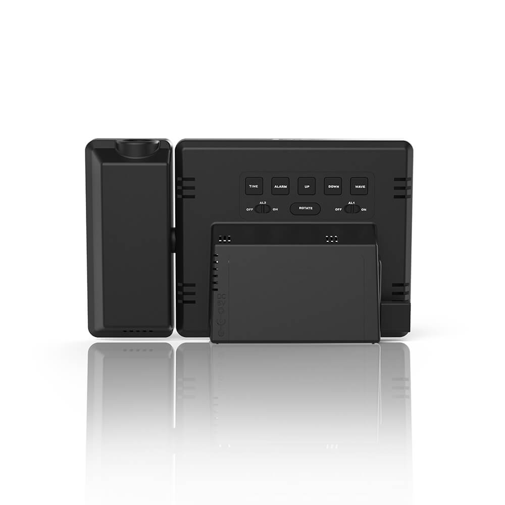 Väckarklocka Hama Projektion Plus Charge Digital Klocka med Projektor Svart