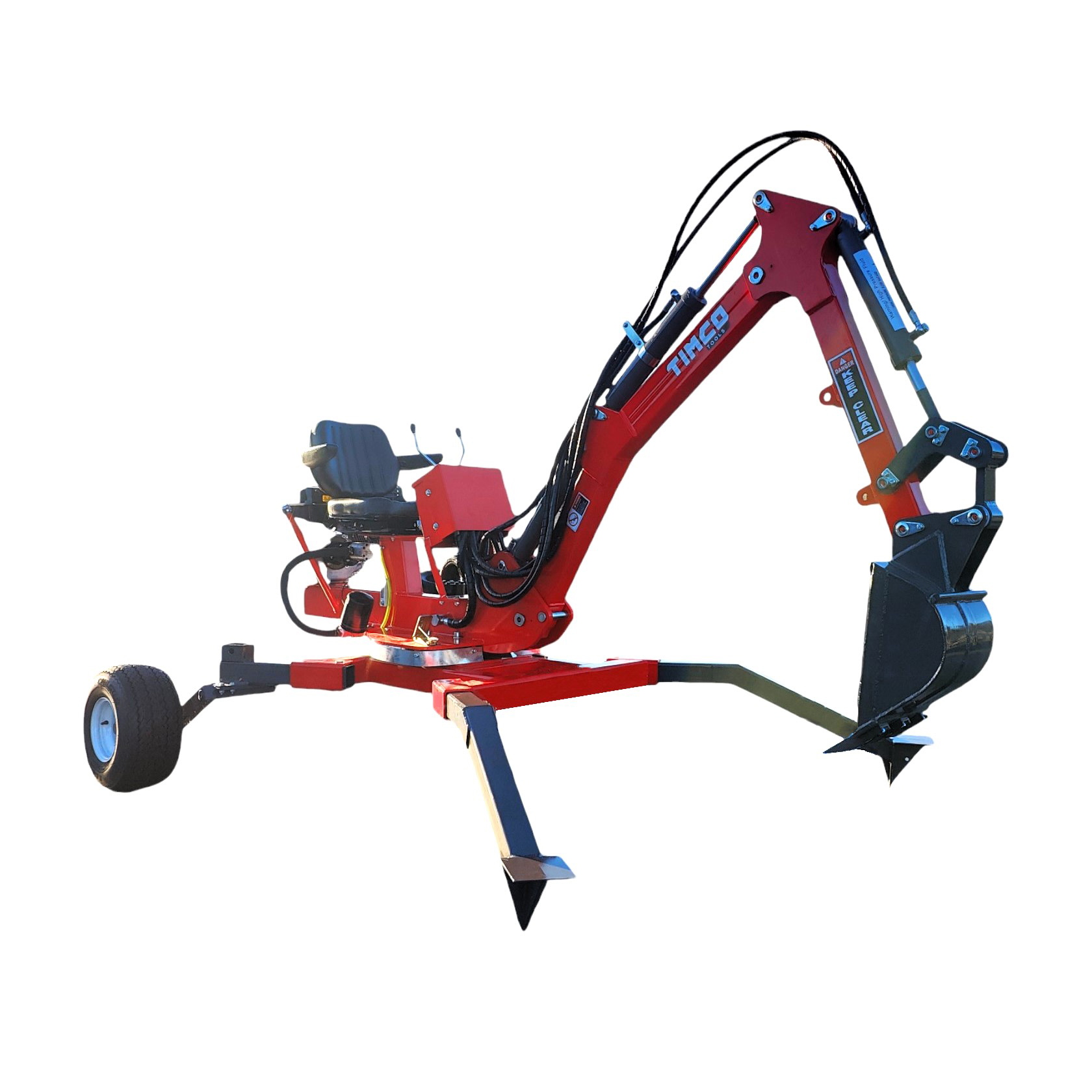 Grävmaskin Timco ATV-570R 15 hk 360° Roterande & 30 cm Skopa