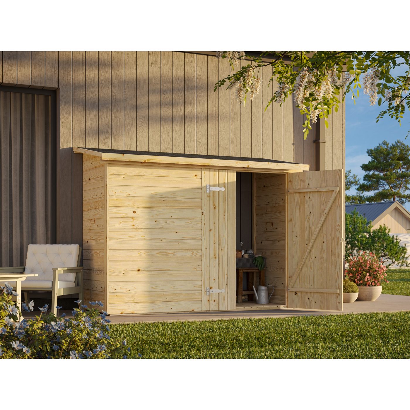 Förråd Palmako Leif 2,2 m2