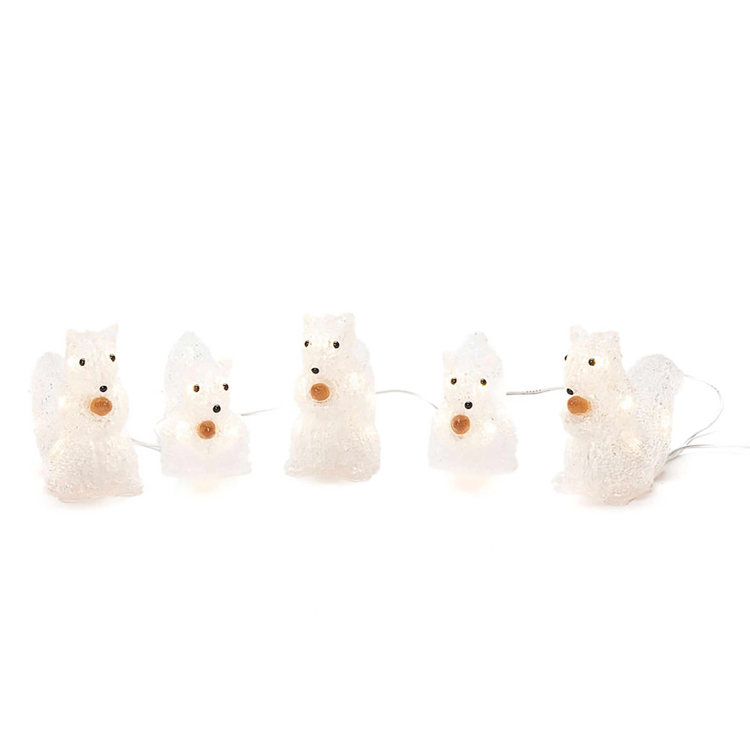 Dekorationsbelysning Gnosjö Konstsmide Ekorrar 5 st LED