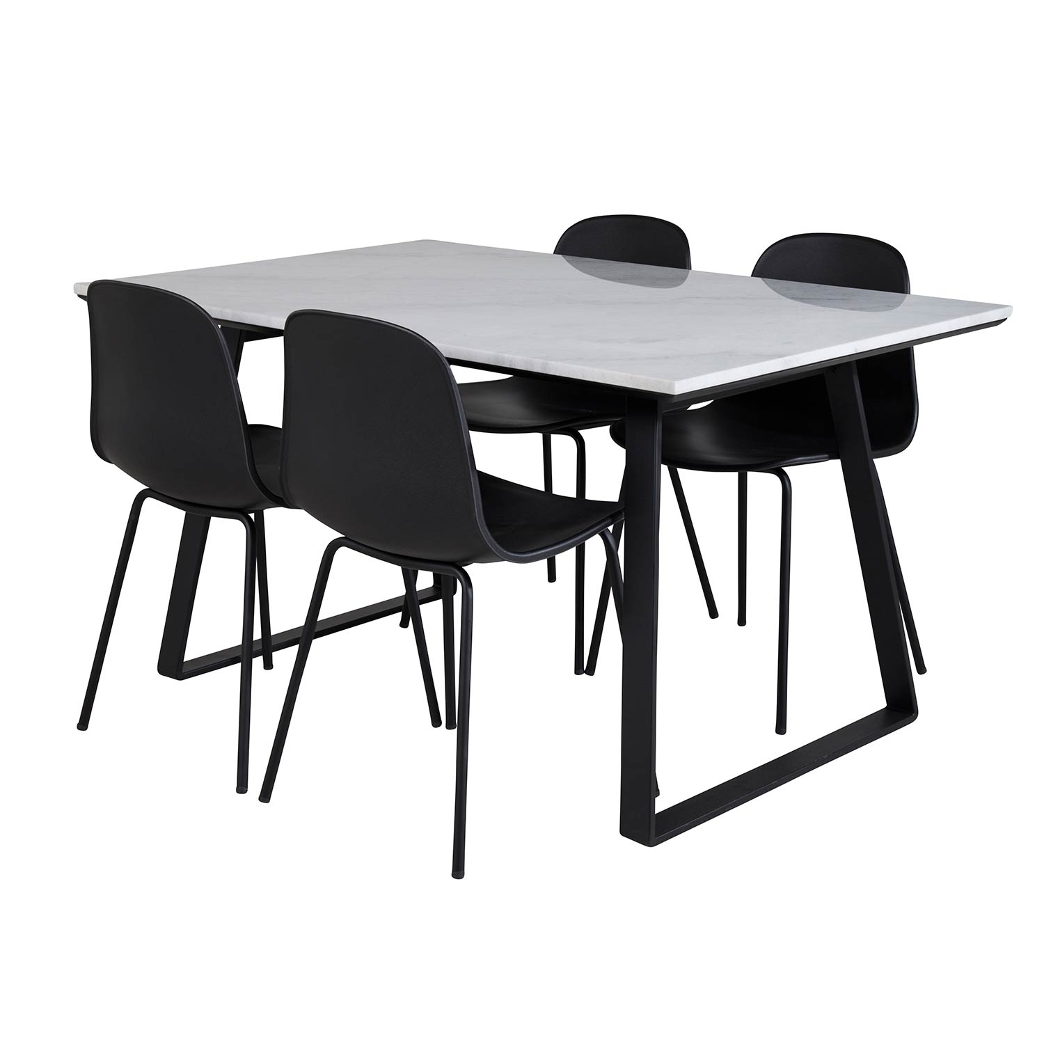 Matgrupp Venture Home Estelle 140 med 4 Ardi Stolar