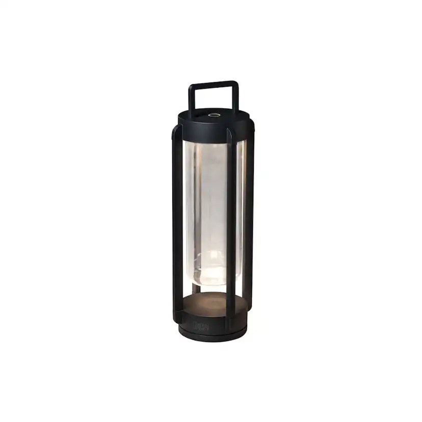 Lanterna Gnosjö Konstsmide Otranto Svart USB 44 cm