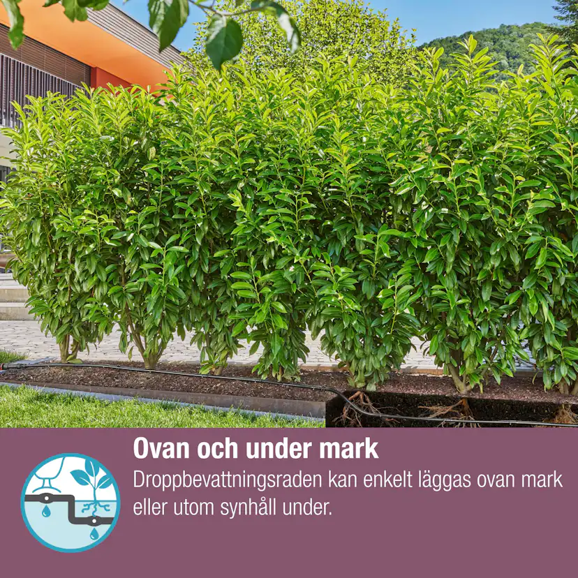 Droppslang Gardena Micro-Drip Set 25 m Ovan och Under Jord