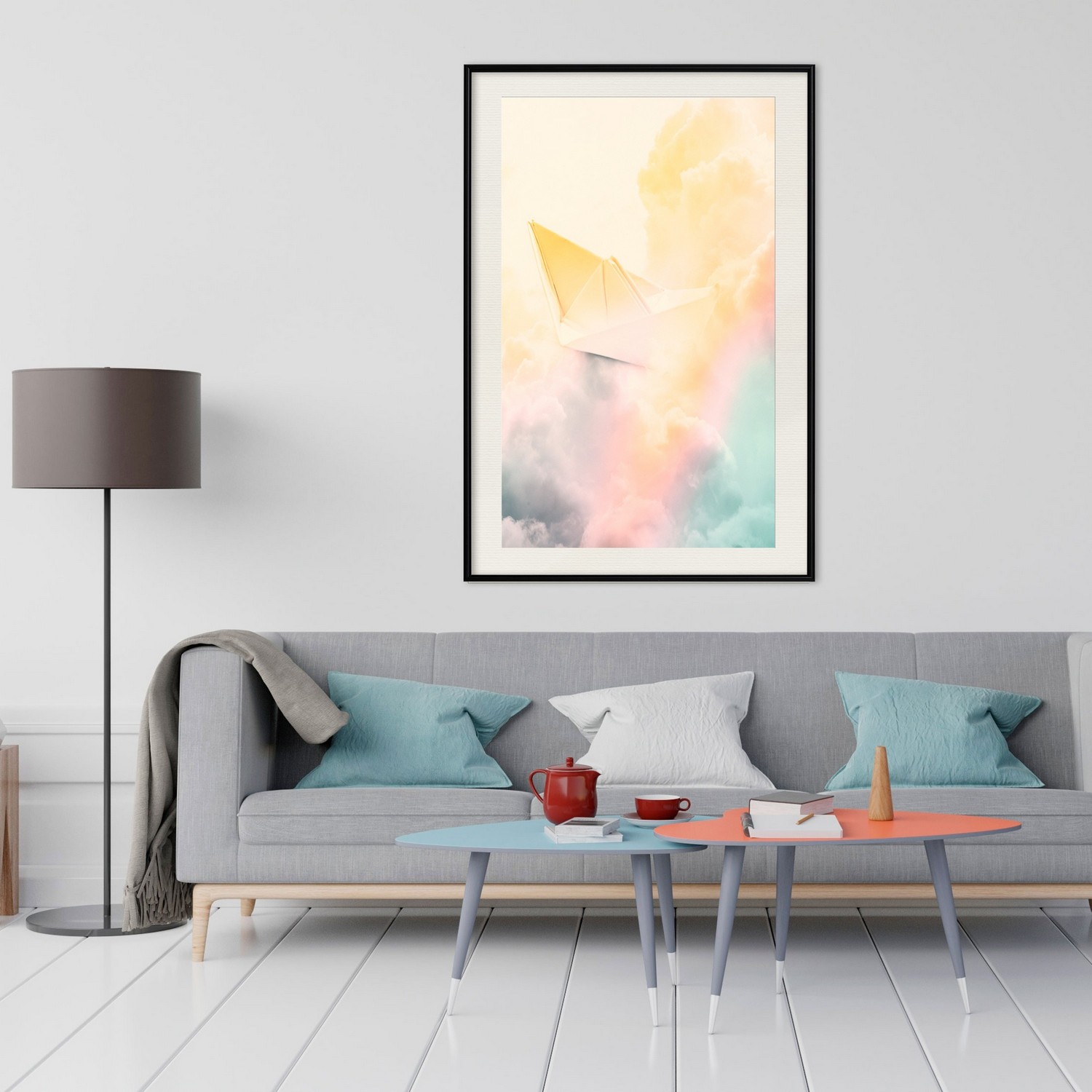 Poster Artgeist Affisch Origami