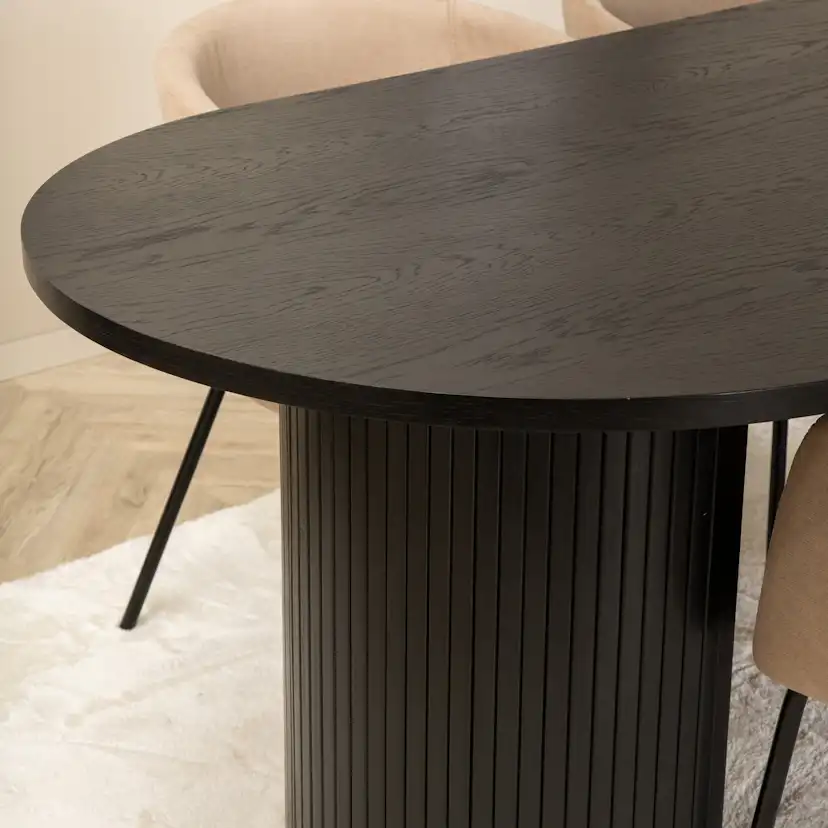 Matgrupp Venture Home Bianca med 4 Bergen Stolar Polyester
