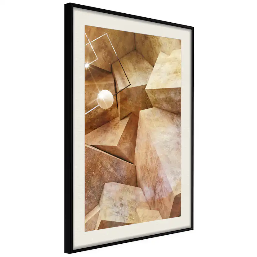 Poster Artgeist Affisch Saffron Corners