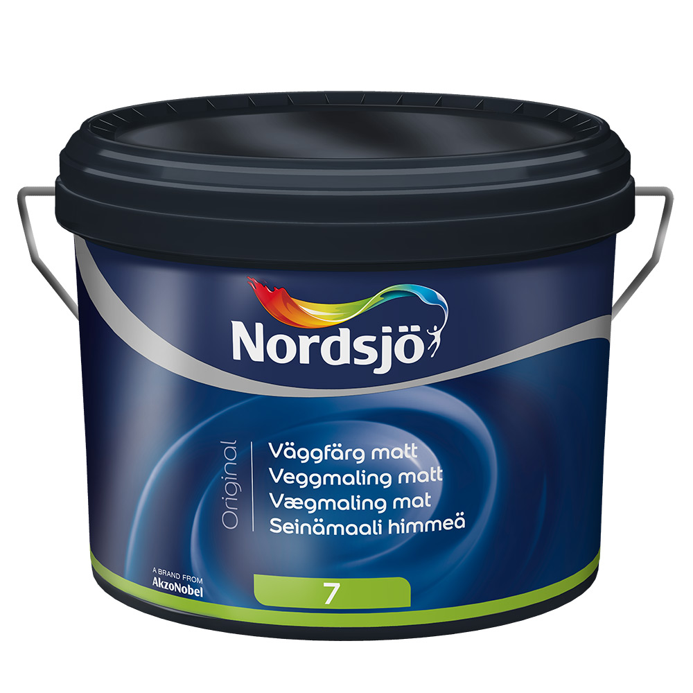 Väggfärg Nordsjö Original Matt Glans 7 2,5 L