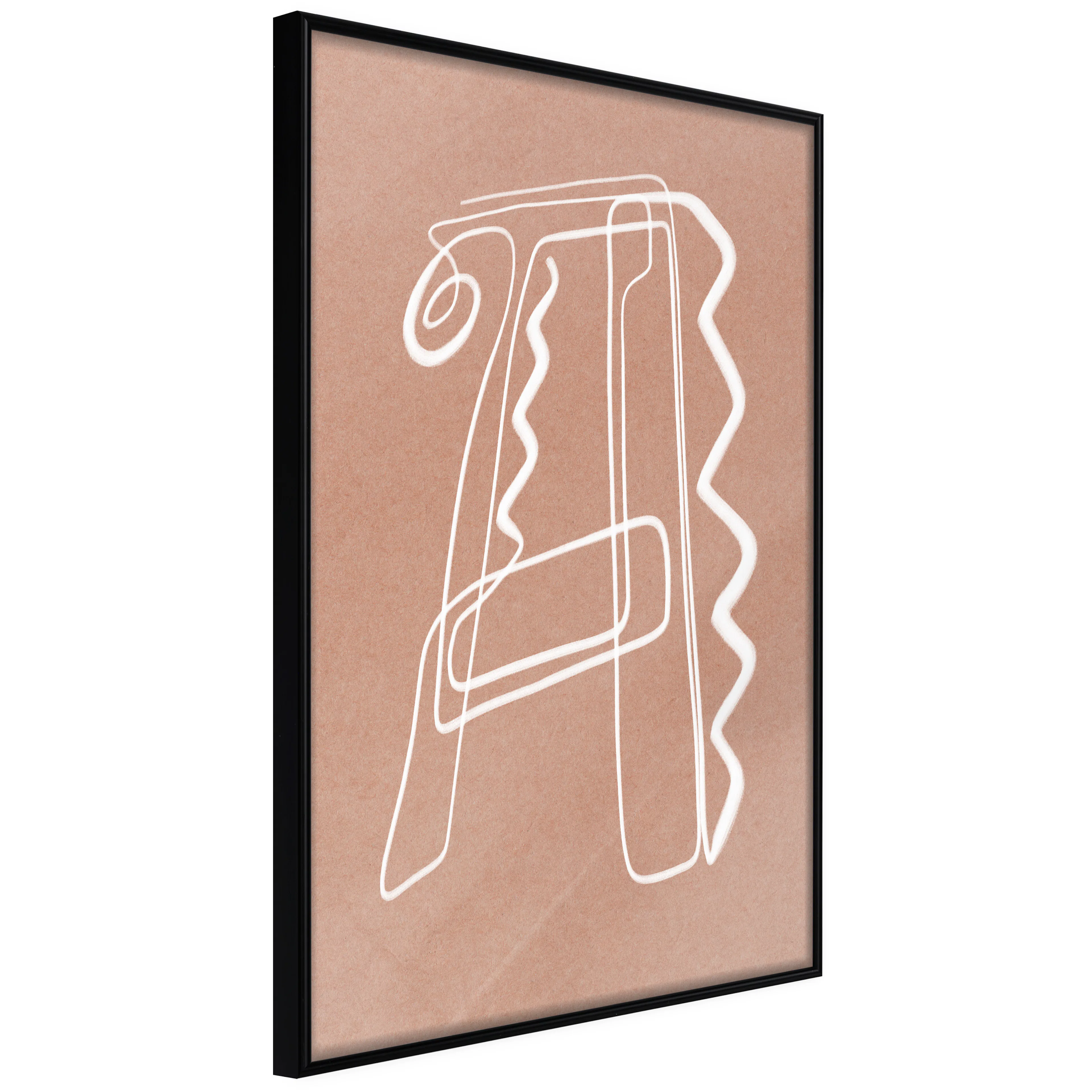 Affisch - Stylish A [Poster] 20x30 Svart ram, 20x30 cm