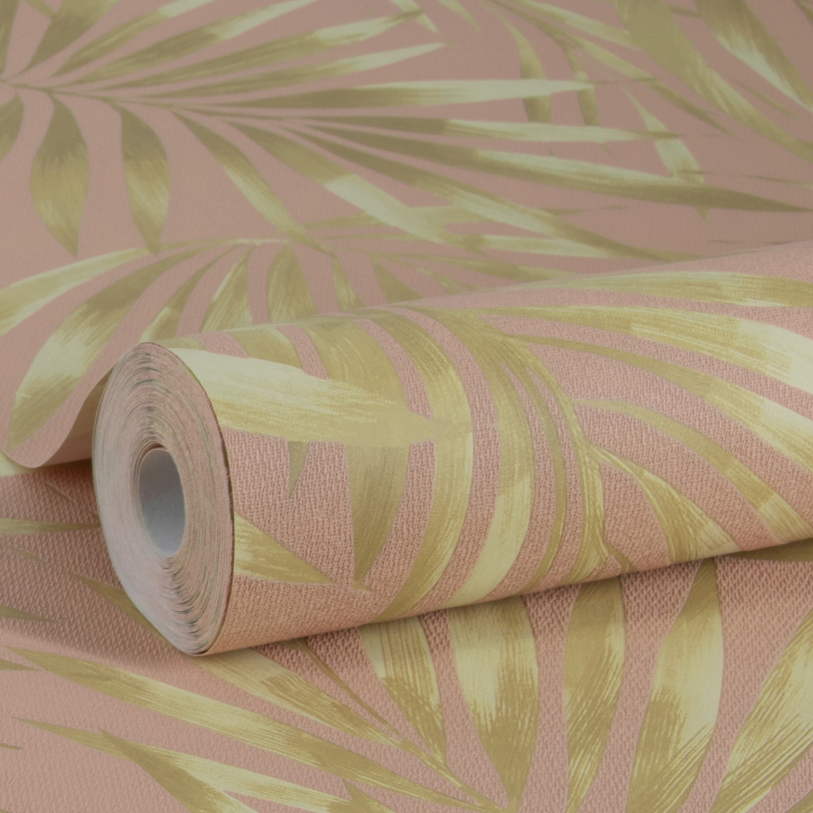 Tapet WOW Elegant Leaves Persika