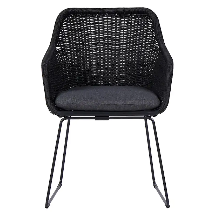 GARDEN CHAIR W/CUSHION Grå