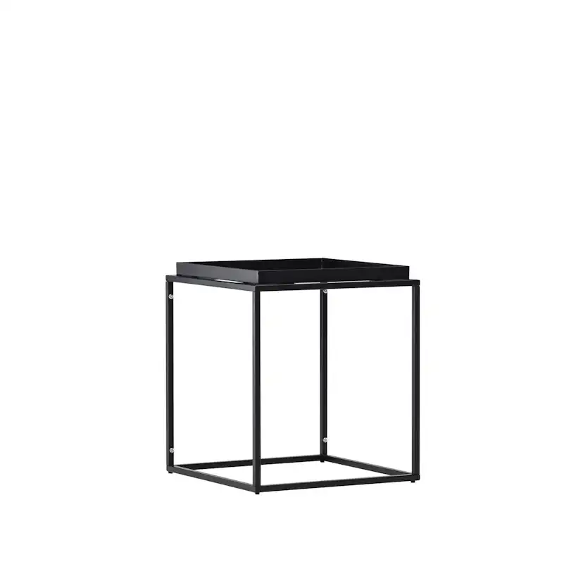 Porto Alegre Side Table - Black / Black Svart